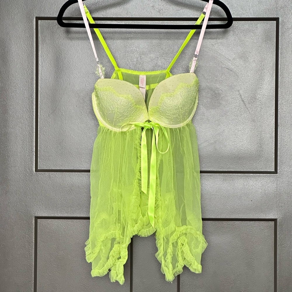 VICTORIA’S SECRET | mesh push-up teddy